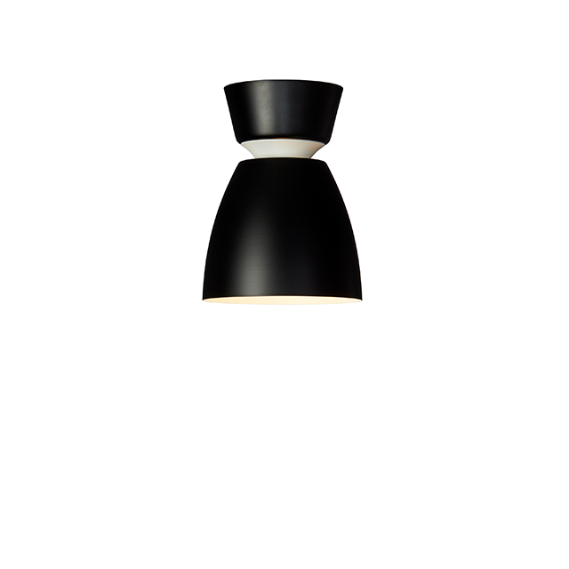 Anemon plafond D162 mattsvart E27