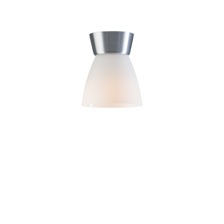 Bizzo plafond D165 aluminium/opal glas E27