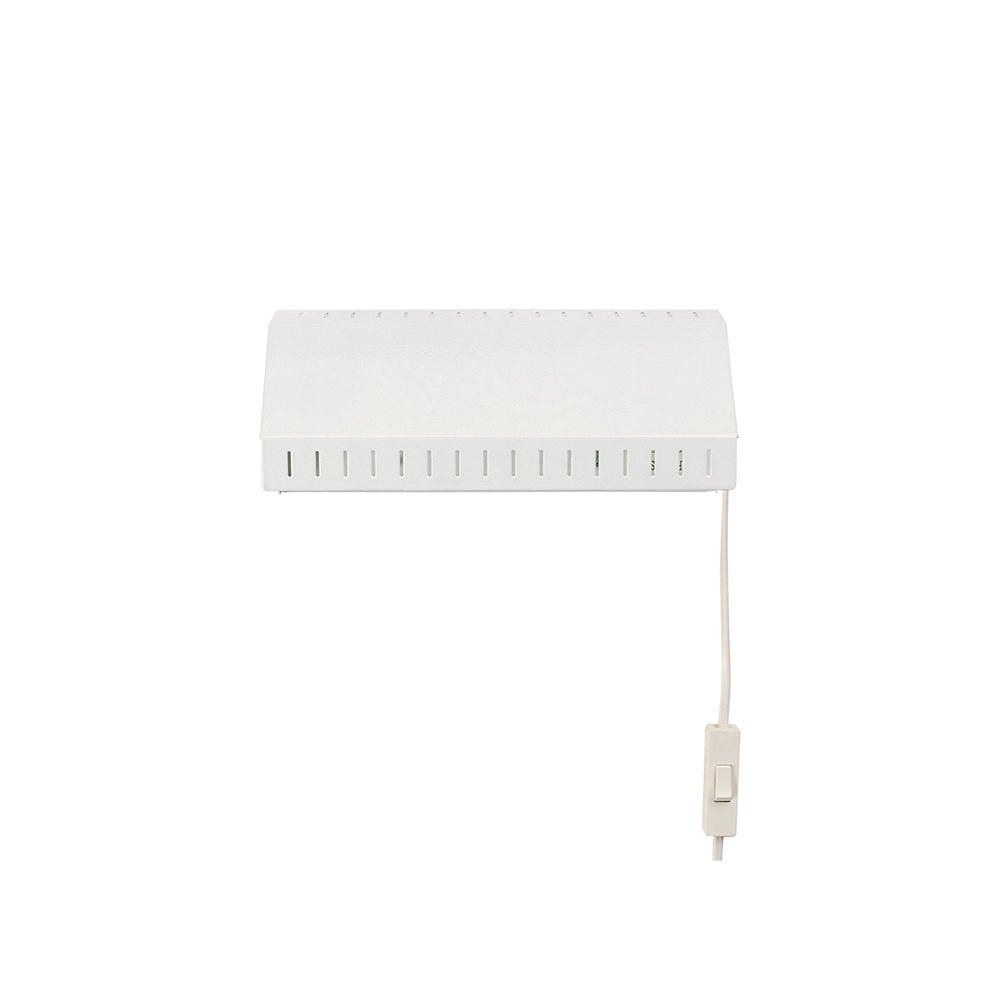 Vippa vägglampa blankvit E14