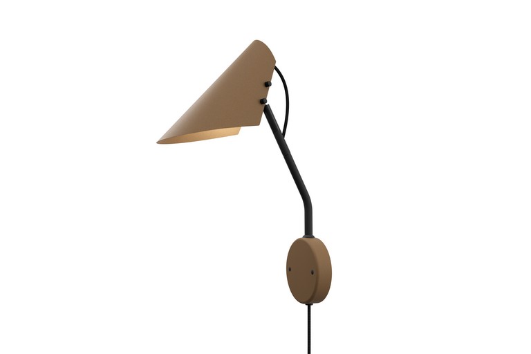 Vincent vägglampa svartstruktur/sandstruktur E27