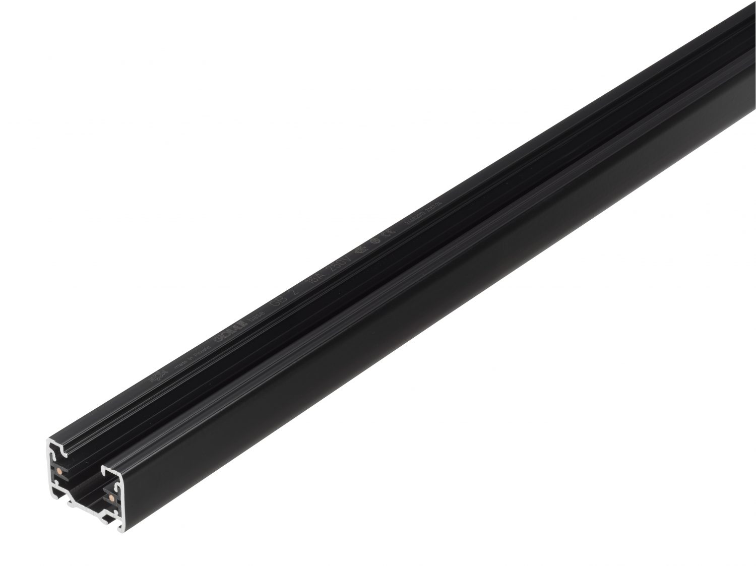GB2100-2 Global 1-fas skena 1m mattsvart