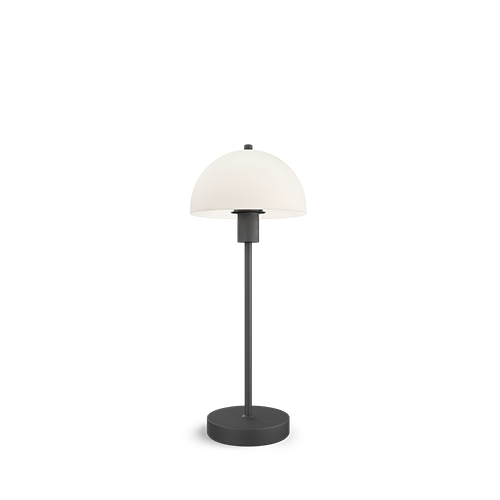 Vienda bordslampa svart/glas E14