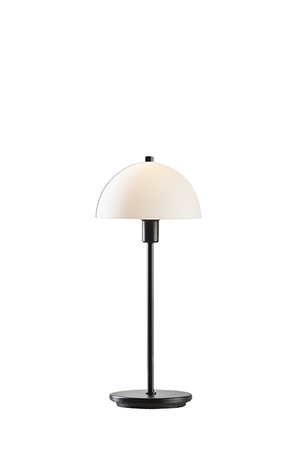 Vienda X bordslampa svart/glas E14 